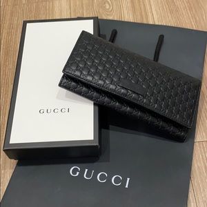 Gucci guccissima large wallet